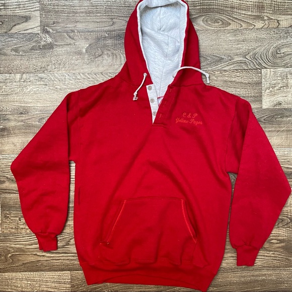 Vintage 1980s Yellow Pages Hoodie - Picture 12 of 16